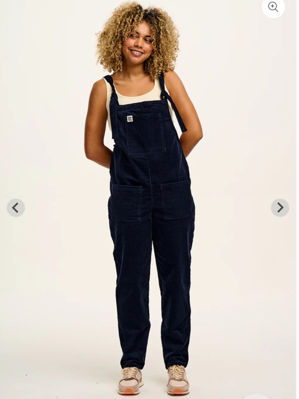 Lucy & Yak Navy Corduroy Overalls